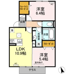 サンシャイン永添の物件間取画像